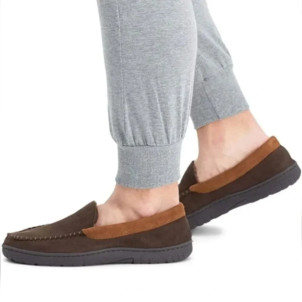 Hanes ComfortSoft Knit Venetian Indoor/Outdoor Moccasin Slipper youth small
